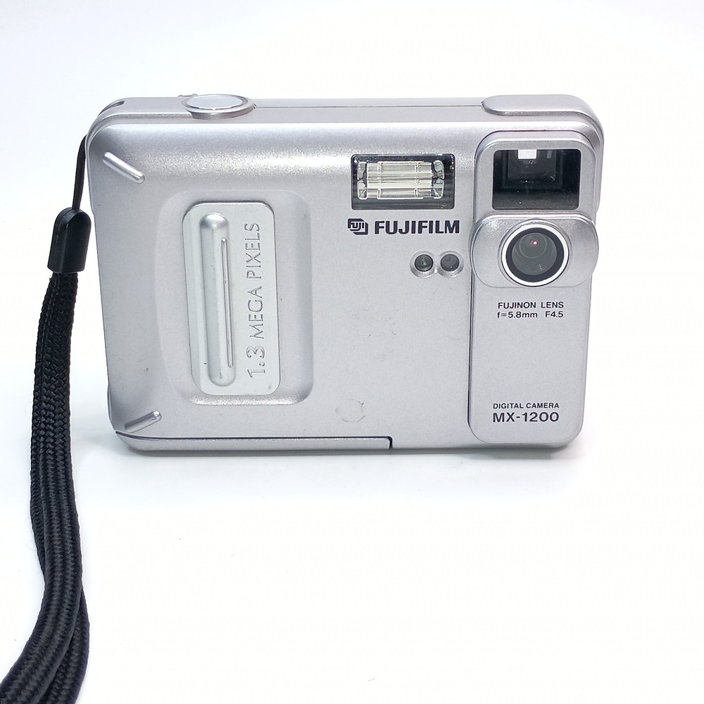 Fujifilm MX-1200 Digital Camera Silver 1.3MP Vintage Point Shoot Tested/Works
